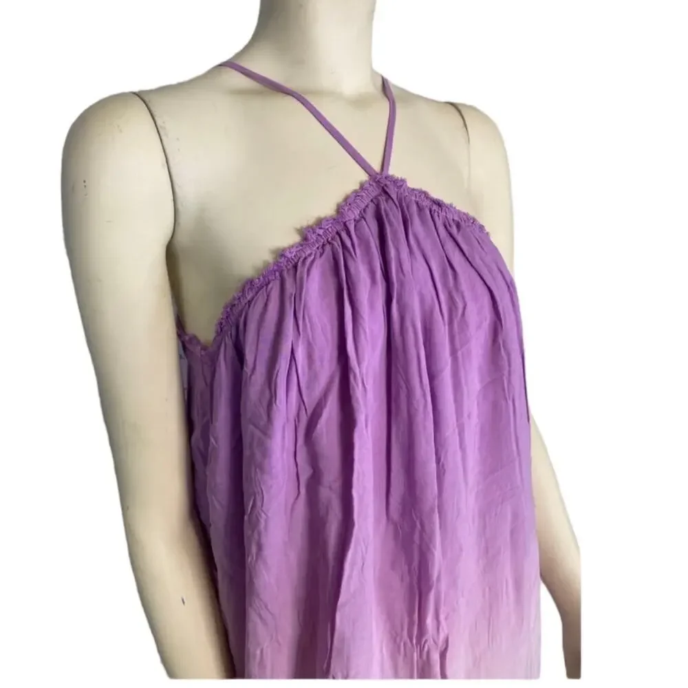 2020s Young Fabulous & Broke Lissa Ombre High-Neck Shift Dress Small NWT